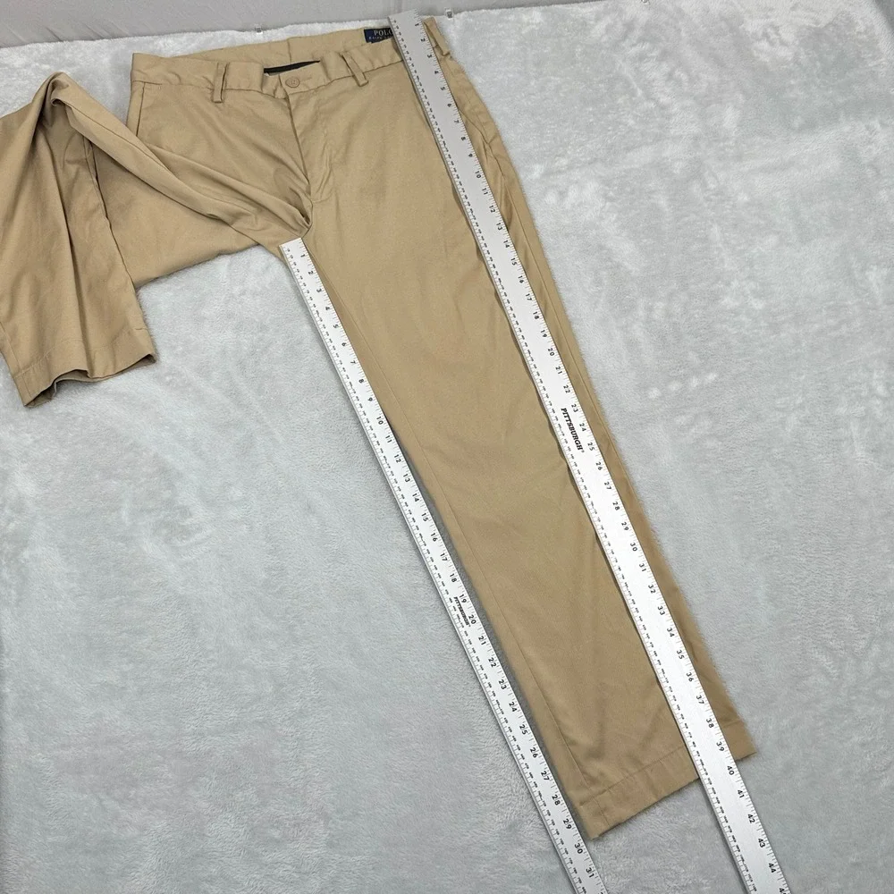 Polo Ralph Lauren Performance Chino Pants Mens 32x30 Tan Khaki‎ Stretch Golf